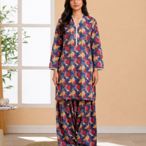 chandni floral co ord set – elegant eid wear